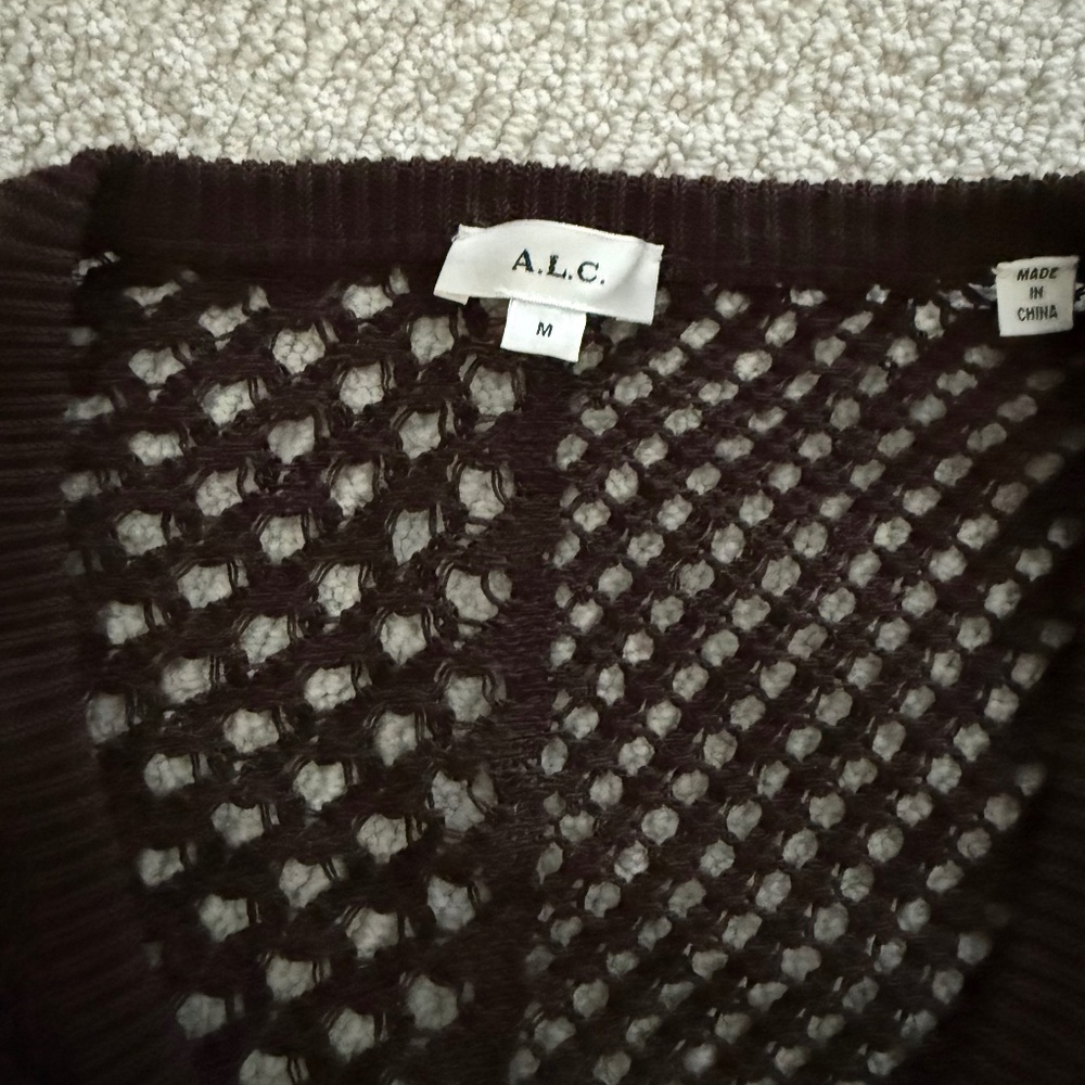 NWT A.L.C. Grace Crochet Dress - size M - Picture 7 of 9